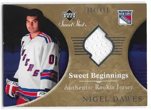 2006-07 Sweet Shot #138 Nigel Dawes RC (Sweet Beginnings) (304/499)