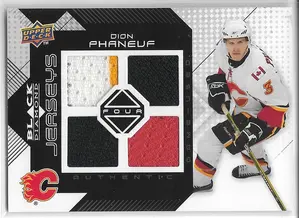 2008-09 Black Diamond Jerseys #BDJ-DP Dion Phaneuf