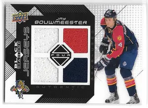 2008-09 Black Diamond Jerseys #BDJ-JB Jay Bouwmeester