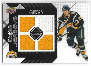2008-09 Black Diamond Jerseys #BDJ-TV Thomas Vanek