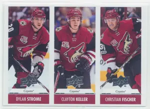 2017-18 UPPER DECK - CHRISTIAN FISCHER/CLAYTON KELLER/DYLAN STROME #TT-ARI TEAM TRIPLES