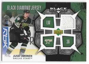 2007-08 Black Diamond Jersey #BDJ-JU Jussi Jokinen