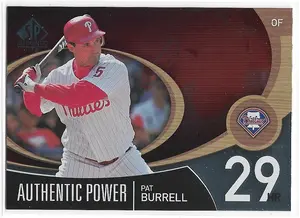 2007 SP Authentic Authentic Power #AP-39 Pat Burrell