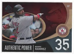 2007 SP Authentic Authentic Power #AP-32 Manny Ramirez