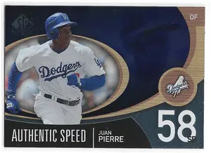 2007 SP Authentic Authentic Speed #AS-31 Juan Pierre