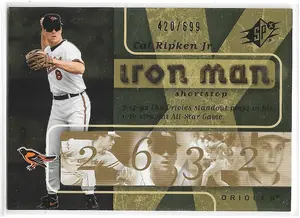 2007 SPx Iron Man #IM65 Cal Ripken Jr. (420/699)