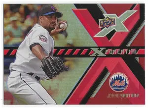 2008 UD X Xponential #X-SA Johan Santana