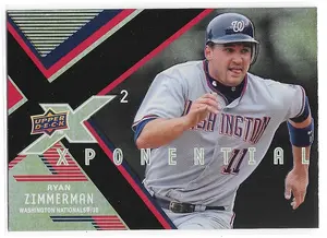 2008 UD X Xponential 2 #X2-RZ Ryan Zimmerman