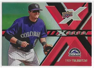 2008 UD X Xponential #X-TT Troy Tulowitzki