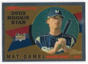 2009 Topps Heritage Chrome #C21 Mat Gamel (0497/1960)