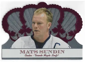 2000-01 Crown Royale Red #102 Mats Sundin