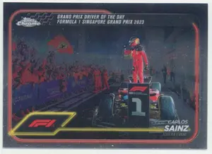 2024 Topps Chrome Formula 1 - Carlos Sainz #173 Grand Prix Driver of the Day