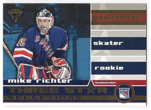 2001-02 Titanium Three Star Selections #7 Mike Richter
