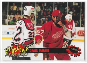 1994-95 Classic Enforcers of Hockey #E6 Craig Martin