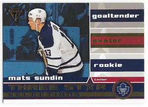 2001-02 Titanium Three Star Selections #19 Mats Sundin