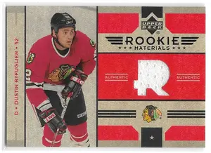 2006-07 Upper Deck Rookie Materials #RM-DB Dustin Byfuglien