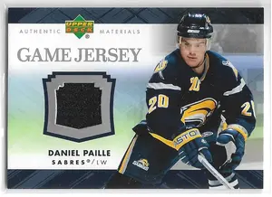 2007-08 Upper Deck Game Jersey #J-DP Daniel Paille