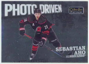2022-23 O-PEE-CHEE PLATINUM - SEBASTIAN AHO #PD-5 PHOTO DRIVEN
