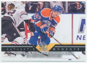 2013-14 SP AUTHENTIC - RYAN NUGENT-HOPKINS #173 AUTHENTIC MOMENTS