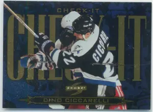 1997-98 SCORE - DINO CICCARELLI #15 CHECK-IT