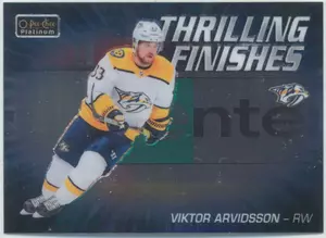 2019-20 O-PEE-CHEE PLATINUM - VIKTOR ARVIDSSON #TF-10 THRILLING FINISHES