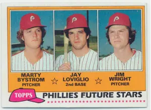 1981 Topps - Marty Bystrom RC/Jay Loviglio RC/Jim Wright #526