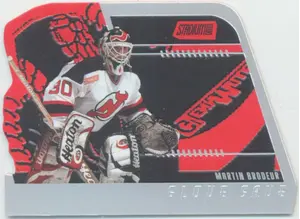 2000-01 STADIUM CLUB - MARTIN BRODEUR #GS1 GLOVE SAVE