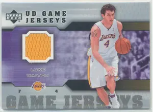 2005-06 Upper Deck - Luke Walton UD Game Jerseys #GJ-LW