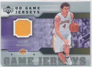 2005-06 Upper Deck - Luke Walton UD Game Jerseys #GJ-LW