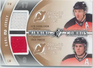 2011-12 SPX - ILYA KOVALCHUK/ZACH PARISE #WC-KP WINNING COMBOS