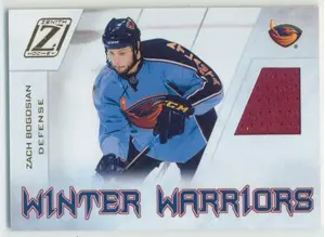2010-11 ZENITH - ZACH BOGOSIAN #ZB WINTER WARRIORS MATERIALS