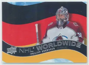 2020-21 UPPER DECK - PHILIPP GRUBAUER #WW-17 NHL WORLDWIDE
