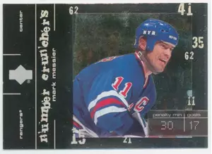 2000-01 UPPER DECK - MARK MESSIER #NC10 NUMBER CRUNCHERS