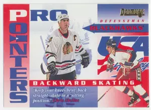1995-96 DONRUSS - CHRIS CHELIOS #4 PRO POINTERS