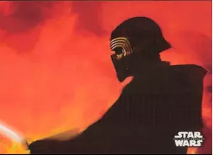 2016 Star Wars The Force Awakens - Kylo Ren in Flames Concept Art #8