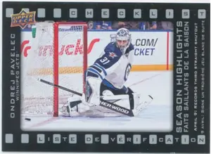 2015-16 TIM HORTONS - ONDREJ PAVELEC #SH-7 CL