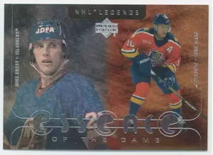 2000-01 UPPER DECK LEGENDS - MIKE BOSSY/PAVEL BURE #EG3 ESSENCE OF THE GAME