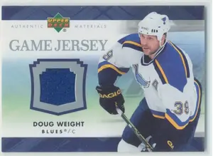 2007-08 UPPER DECK - DOUG WEIGHT #J-DW GAME JERSEY