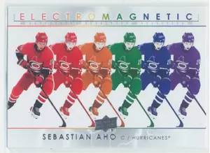 2021-22 UPPER DECK - SEBASTIAN AHO #EM-7 ELECTROMAGNETIC