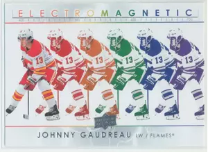 2021-22 UPPER DECK - JOHNNY GAUDREAU #EM-15 ELECTROMAGNETIC