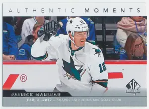 2017-18 SP AUTHENTIC - PATRICK MARLEAU #108 AUTHENTIC MOMENTS