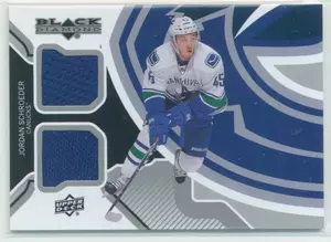 2013-14 BLACK DIAMOND - JORDAN SCHROEDER #VAN-JS DOUBLE DIAMOND JERSEYS
