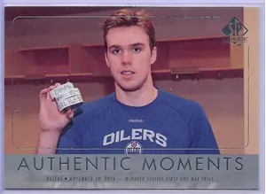 2016-17 SP Authentic (Authentic Moments) #106 Connor McDavid