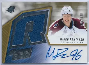 2015-16 SPx '05-06 Retro Rookie Fabric Autographs #SPXR-MR Mikko Rantanen (011/399)
