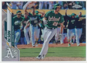 2020 Topps Chrome - Matt Olson #183 Refractor Parallel