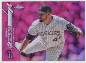2020 Topps Chrome - German Marquez #44 Pink Refractor Parallel