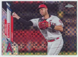2020 Topps Chrome - Andrelton Simmons #72 X-Fractor Parallel