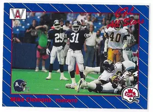 1991 All World CFL #75 Mike 'Pinball' Clemons