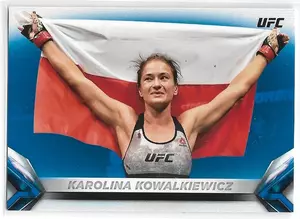 2018 Topps UFC Knockout Blue #72 Karolina Kowalkiewicz (42/99)