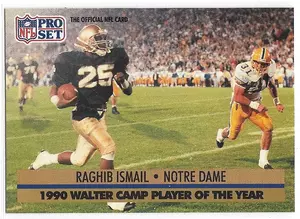 1991 Pro Set #36 Raghib 'Rocket' Ismail RC